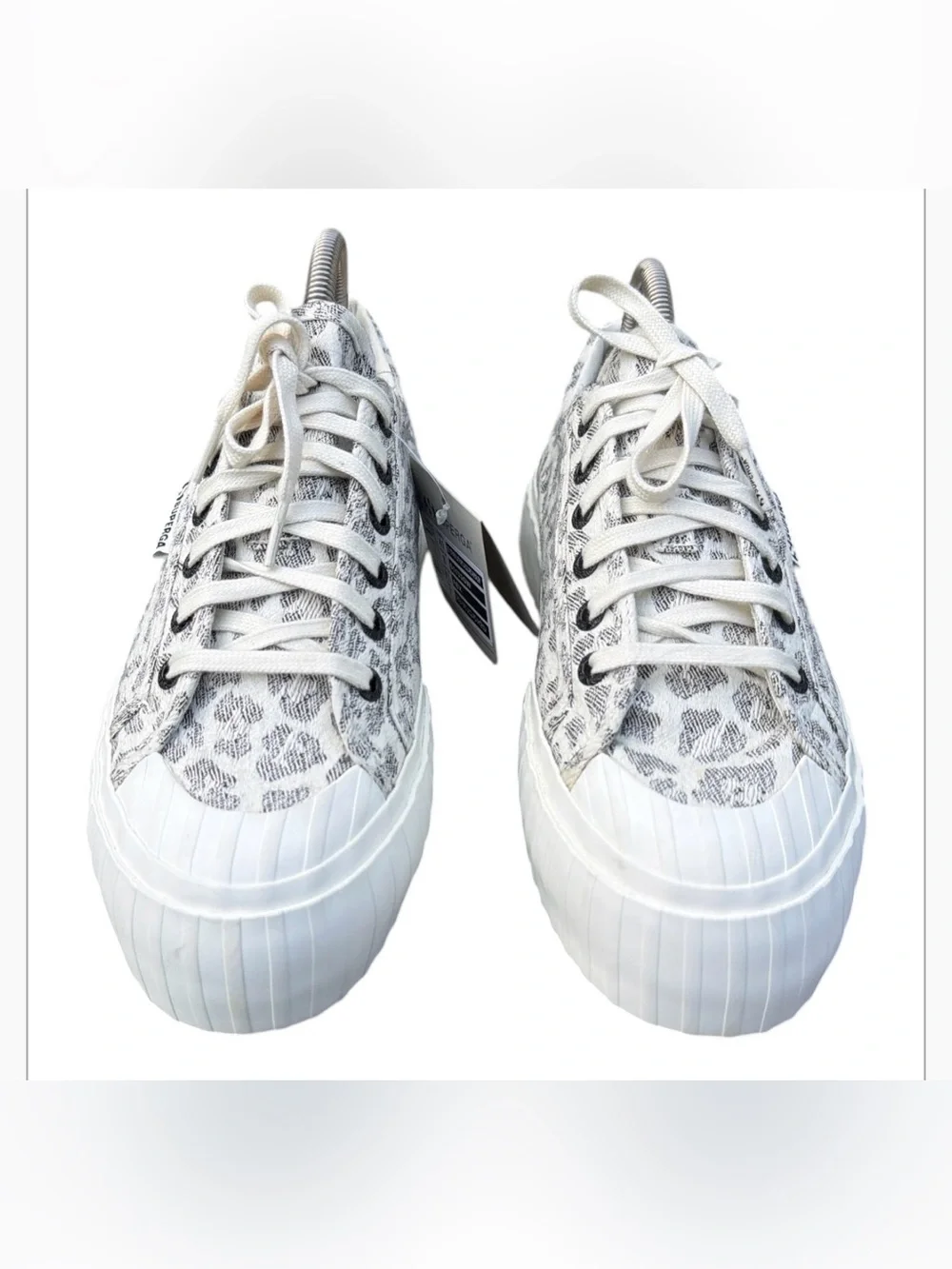 Superga 2631 Stripe Platform Jacquard Animalier Sneaker Women Sz 41 US 9.5 NWT